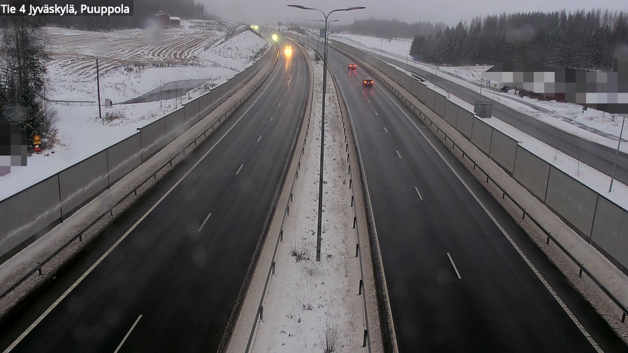 Weather Camera Image Road 4 Jyväskylä, Puuppola, Jyväskylä, Keski-Suomi