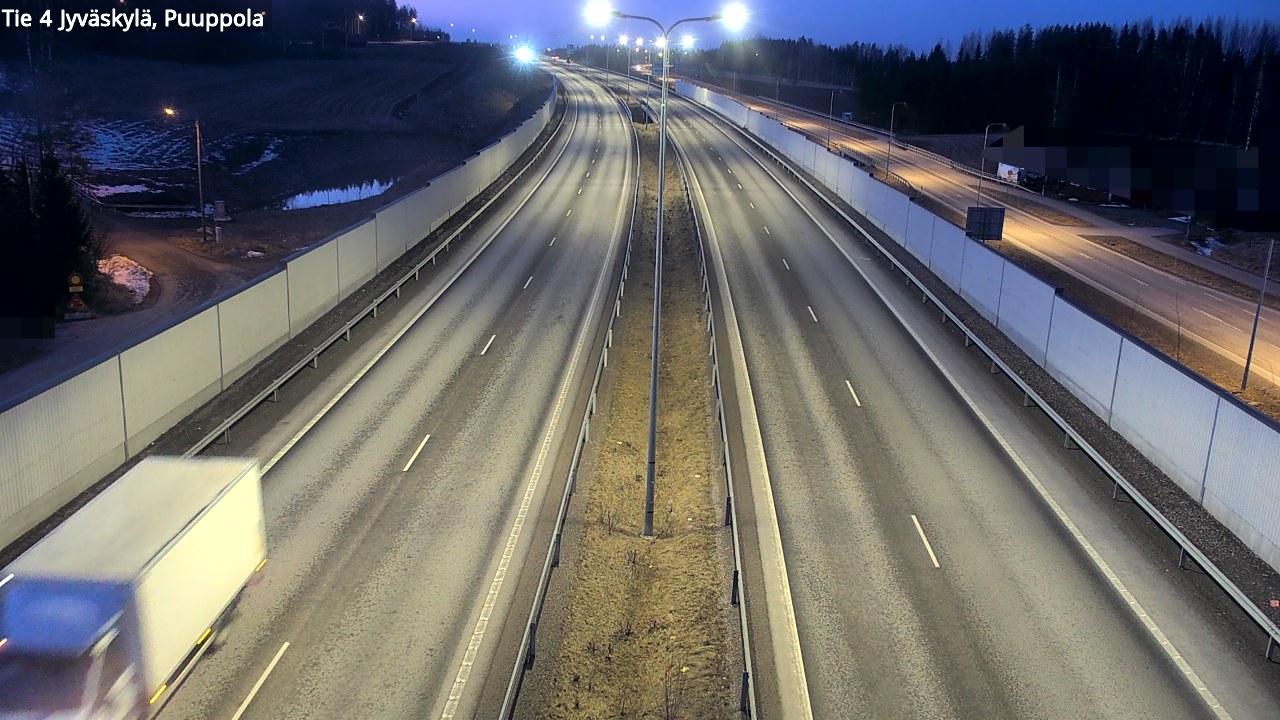 Weather Camera Image Väg 4 Jyväskylä, Puuppola, Jyväskylä, Keski-Suomi