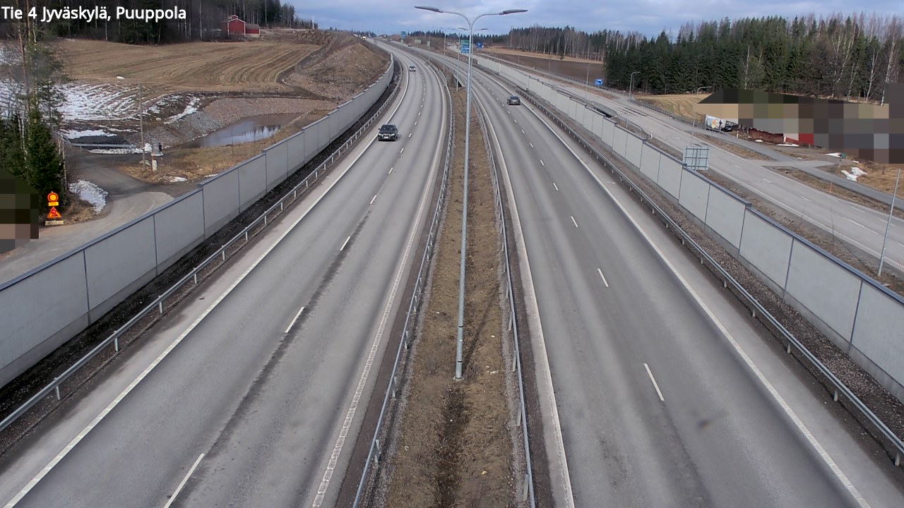 Weather Camera Image Road 4 Jyväskylä, Puuppola, Jyväskylä, Keski-Suomi