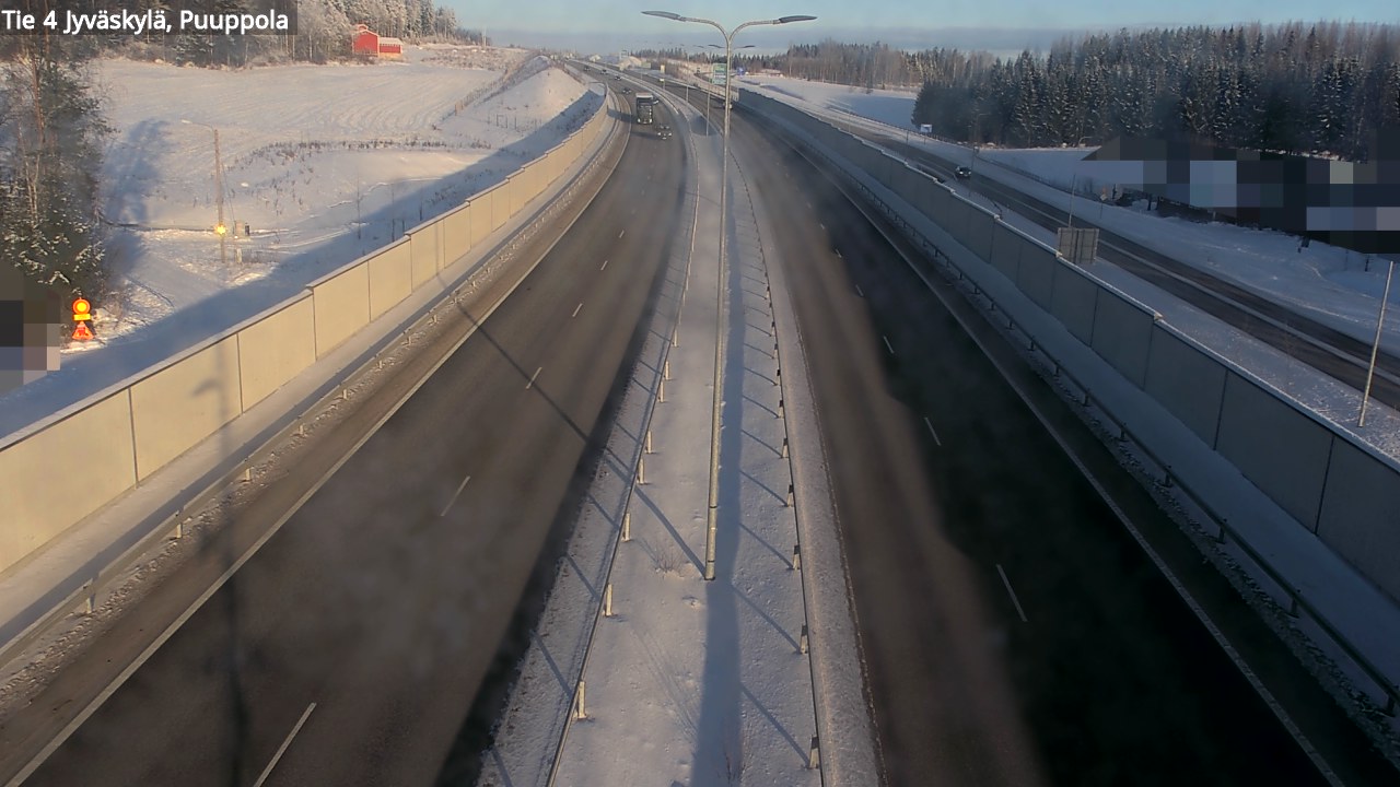 Weather Camera Image Road 4 Jyväskylä, Puuppola, Jyväskylä, Keski-Suomi