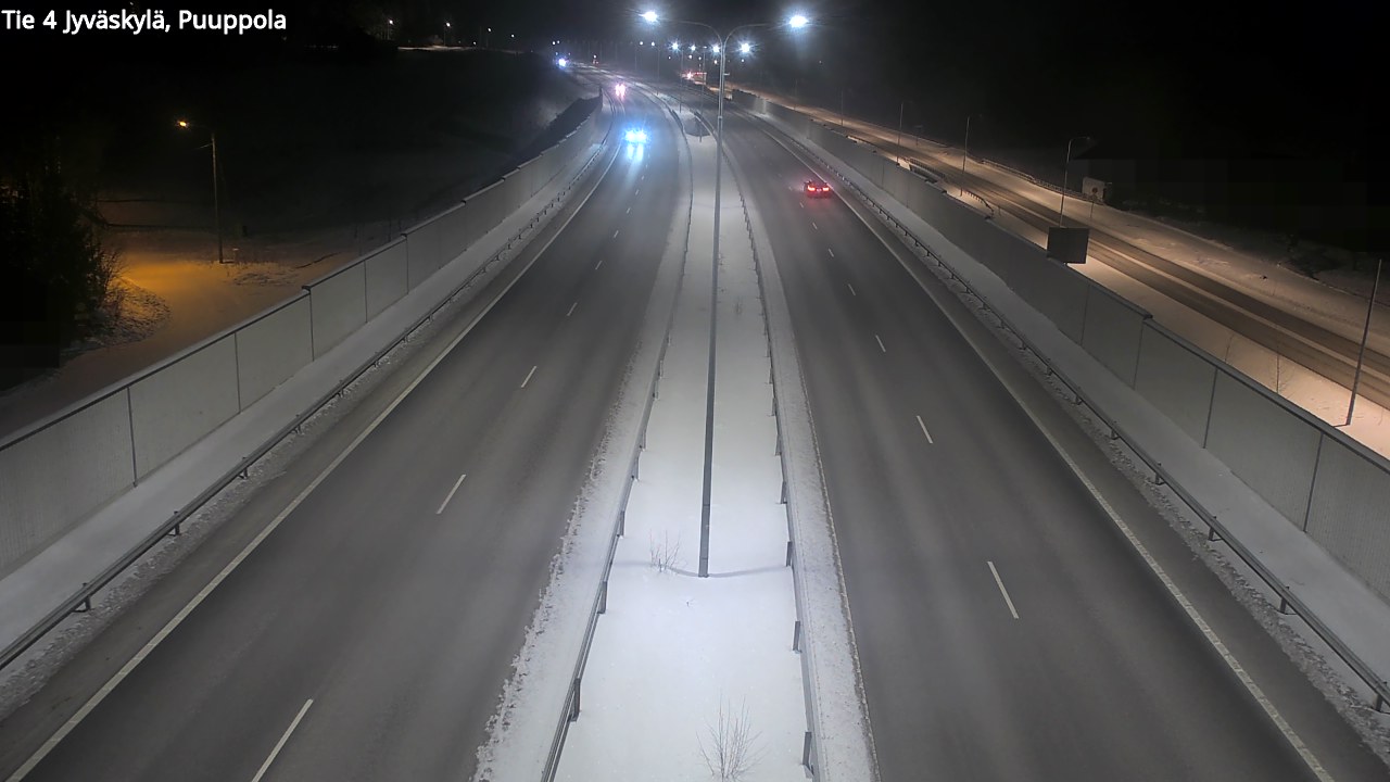 Weather Camera Image Väg 4 Jyväskylä, Puuppola, Jyväskylä, Keski-Suomi