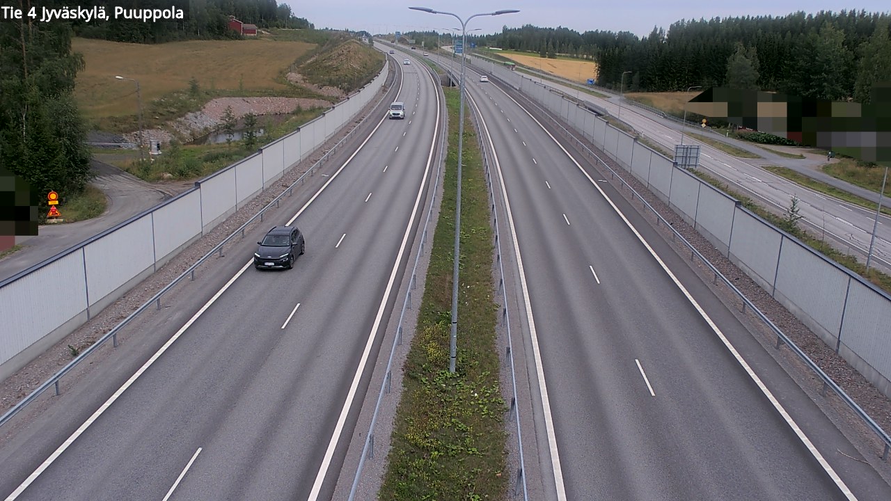 Weather Camera Image Väg 4 Jyväskylä, Puuppola, Jyväskylä, Keski-Suomi