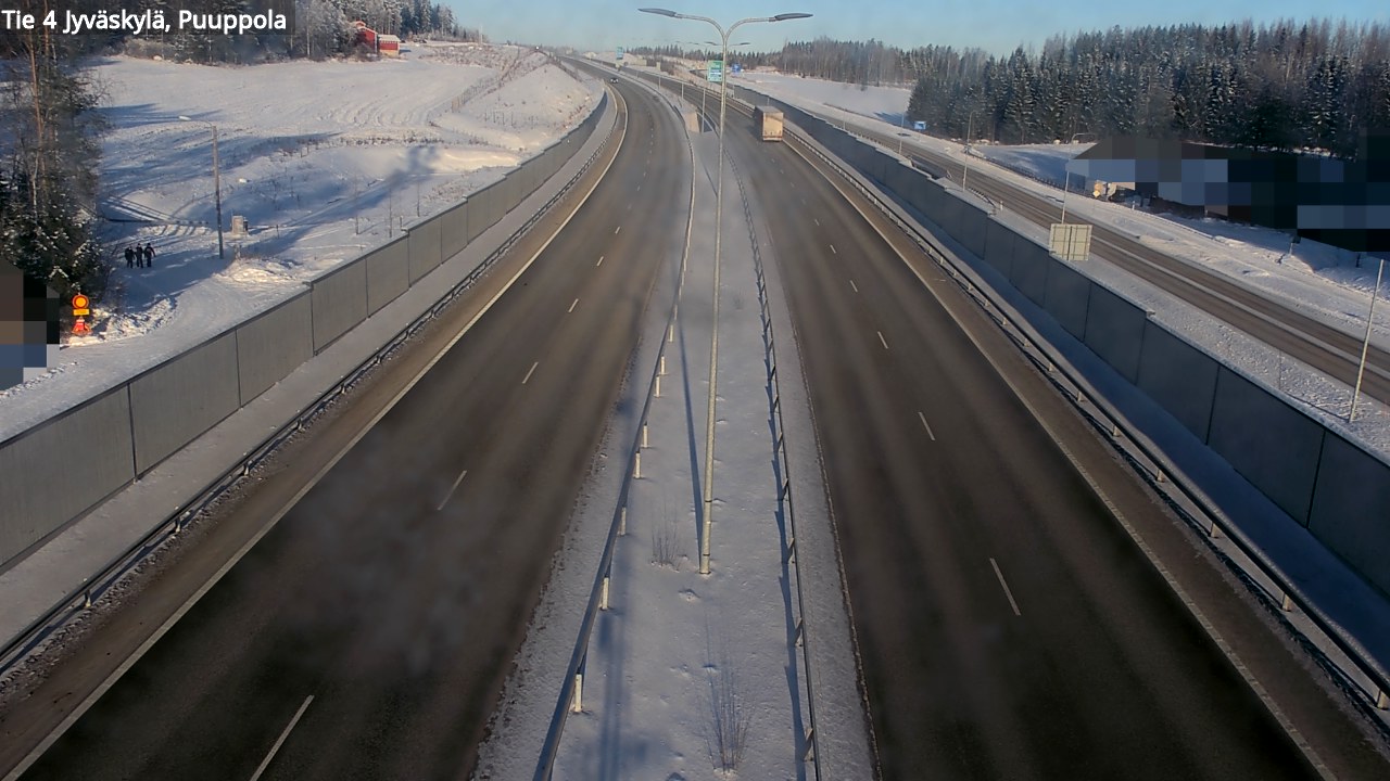 Weather Camera Image Road 4 Jyväskylä, Puuppola, Jyväskylä, Keski-Suomi