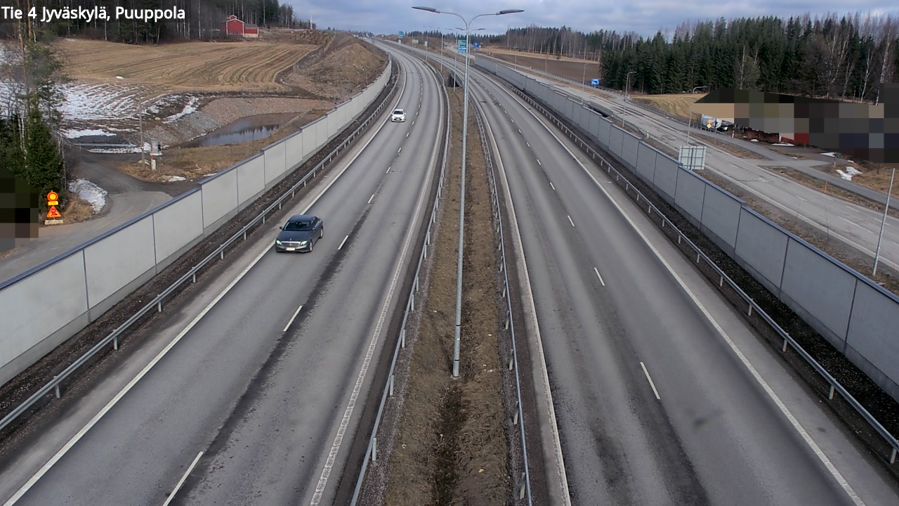 Weather Camera Image Road 4 Jyväskylä, Puuppola, Jyväskylä, Keski-Suomi
