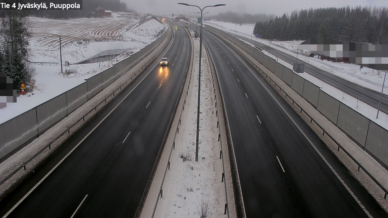 Weather Camera Image Väg 4 Jyväskylä, Puuppola, Jyväskylä, Keski-Suomi