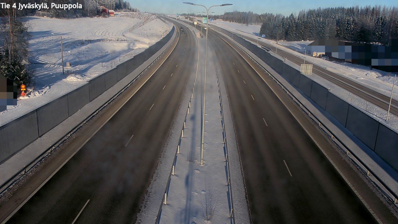 Weather Camera Image Road 4 Jyväskylä, Puuppola, Jyväskylä, Keski-Suomi