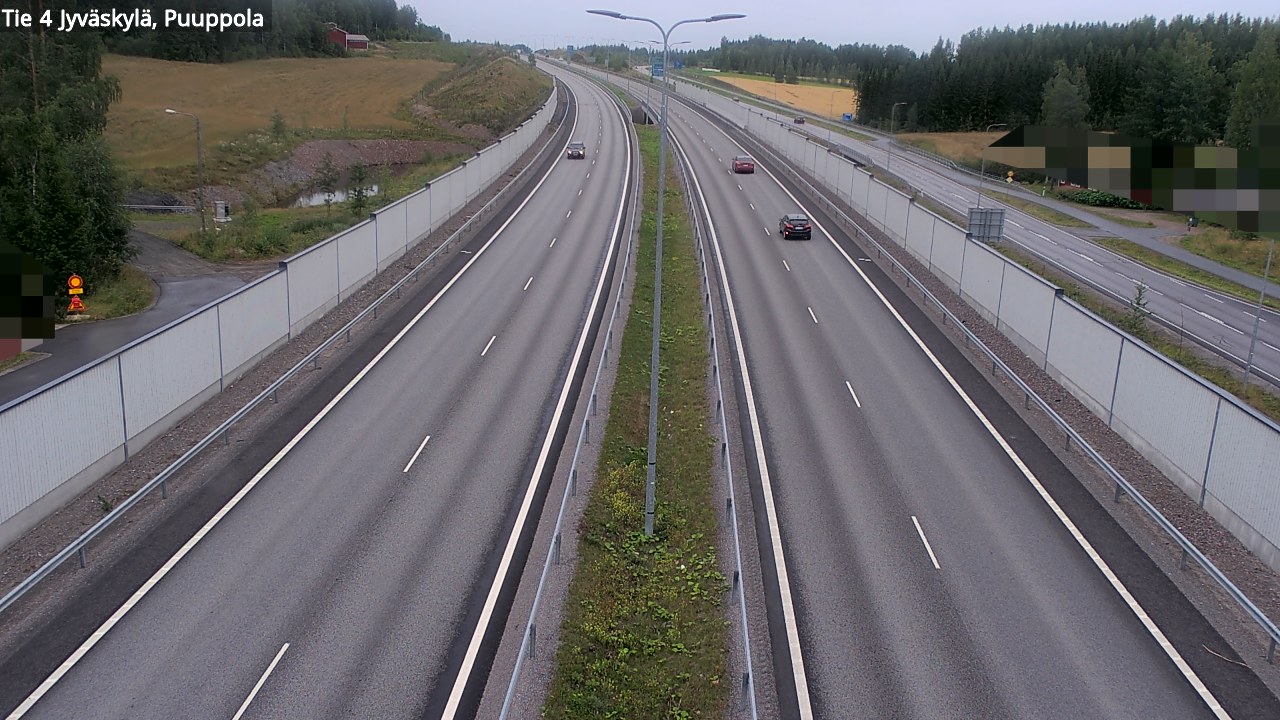 Weather Camera Image Road 4 Jyväskylä, Puuppola, Jyväskylä, Keski-Suomi