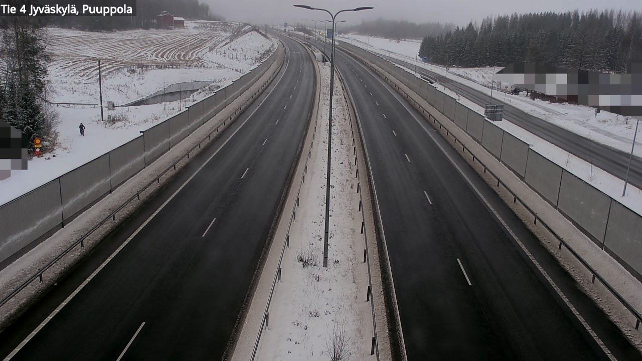 Weather Camera Image Väg 4 Jyväskylä, Puuppola, Jyväskylä, Keski-Suomi