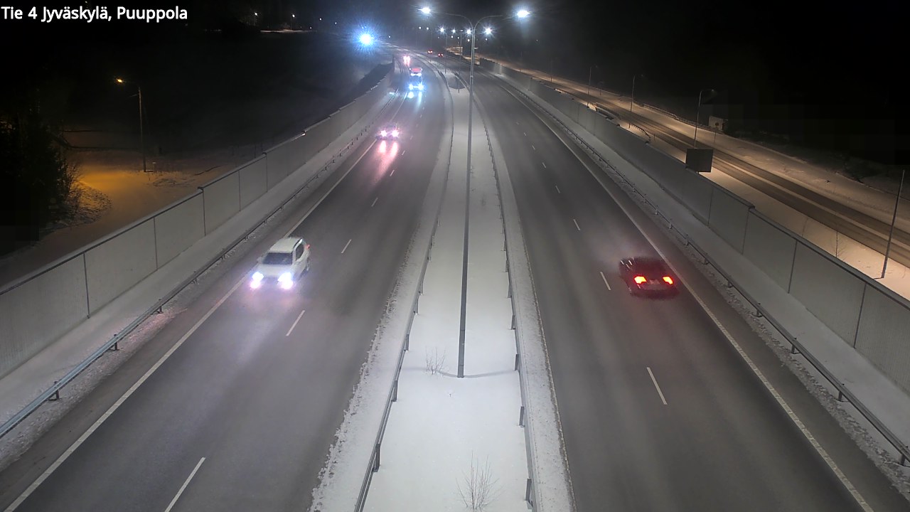Weather Camera Image Väg 4 Jyväskylä, Puuppola, Jyväskylä, Keski-Suomi