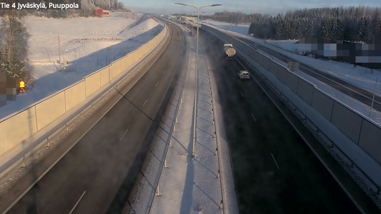 Weather Camera Image Road 4 Jyväskylä, Puuppola, Jyväskylä, Keski-Suomi