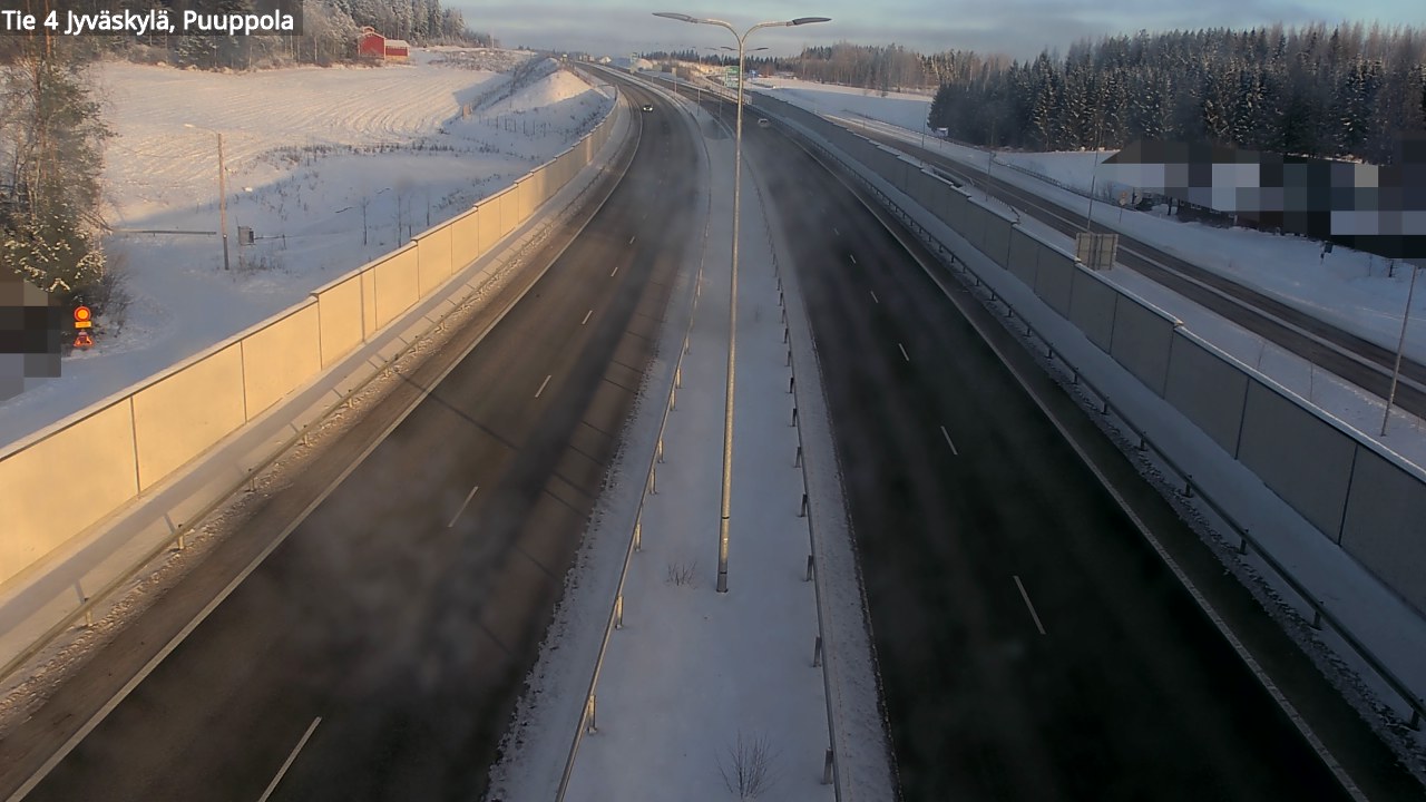 Weather Camera Image Road 4 Jyväskylä, Puuppola, Jyväskylä, Keski-Suomi