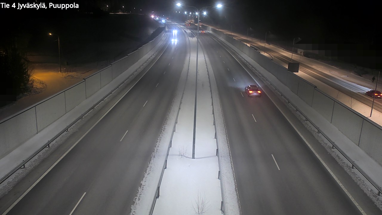 Weather Camera Image Väg 4 Jyväskylä, Puuppola, Jyväskylä, Keski-Suomi