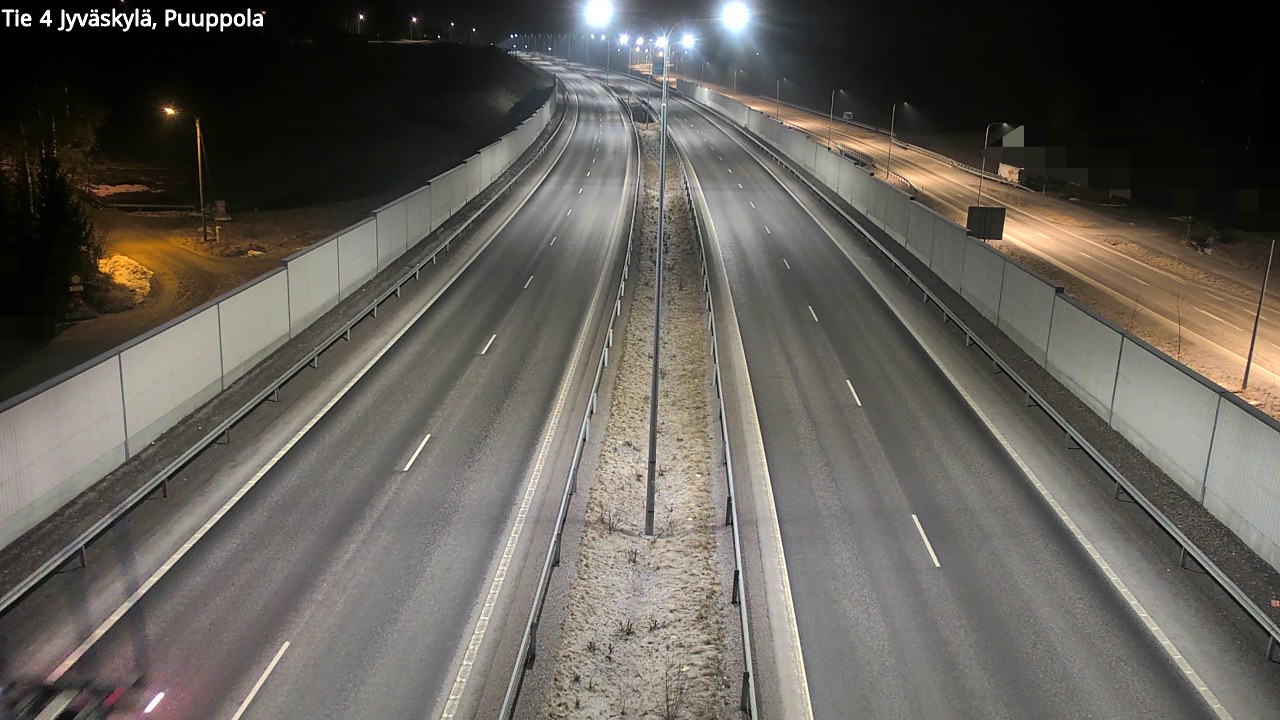 Weather Camera Image Väg 4 Jyväskylä, Puuppola, Jyväskylä, Keski-Suomi
