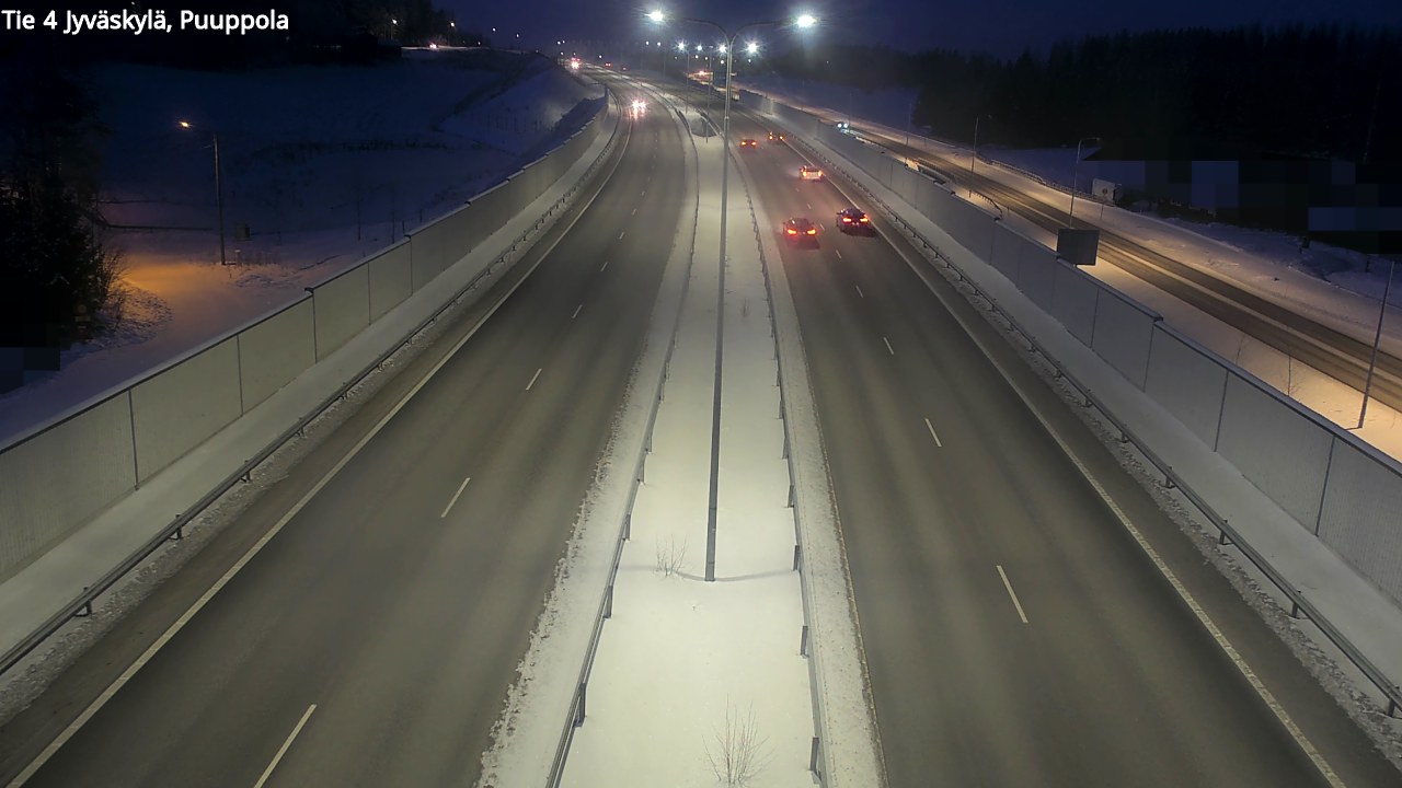 Weather Camera Image Väg 4 Jyväskylä, Puuppola, Jyväskylä, Keski-Suomi