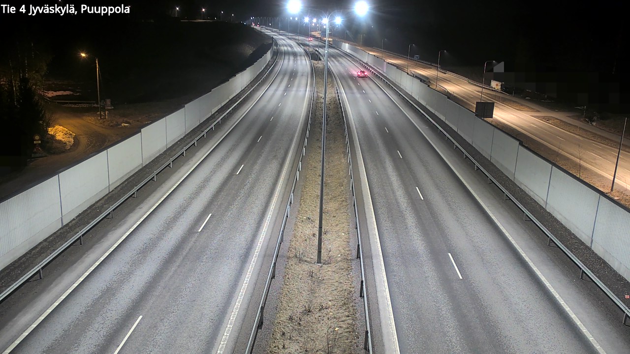 Weather Camera Image Väg 4 Jyväskylä, Puuppola, Jyväskylä, Keski-Suomi