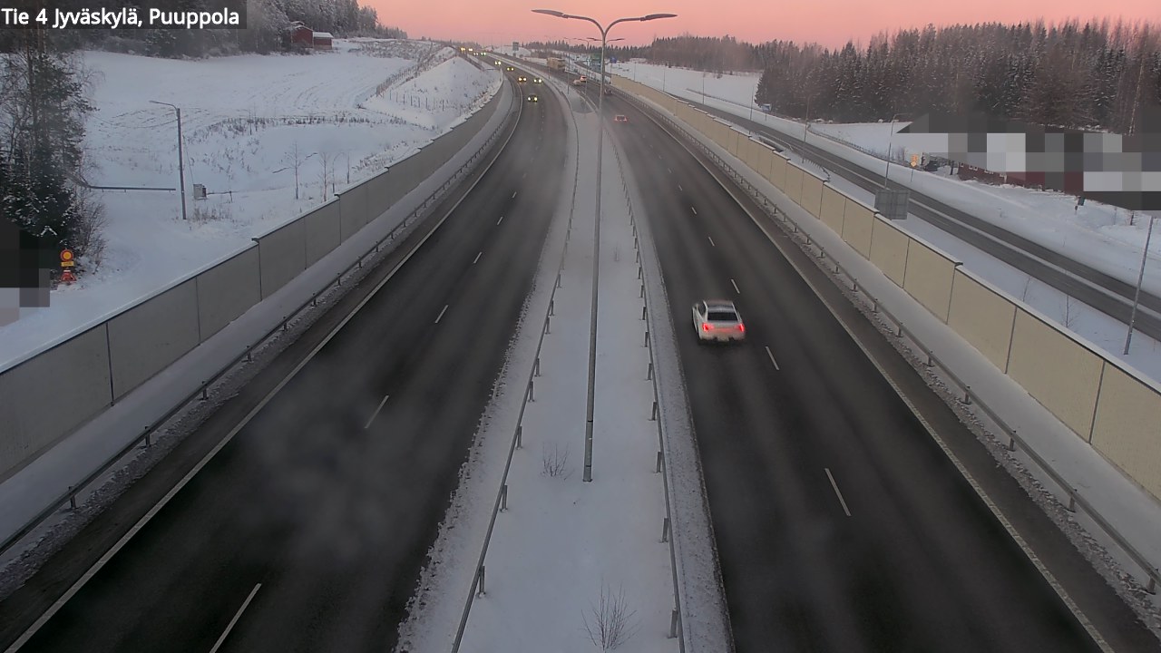 Weather Camera Image Väg 4 Jyväskylä, Puuppola, Jyväskylä, Keski-Suomi