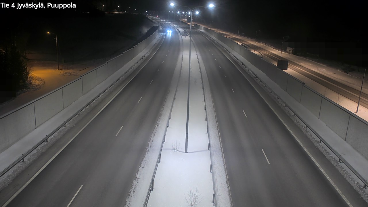 Weather Camera Image Väg 4 Jyväskylä, Puuppola, Jyväskylä, Keski-Suomi
