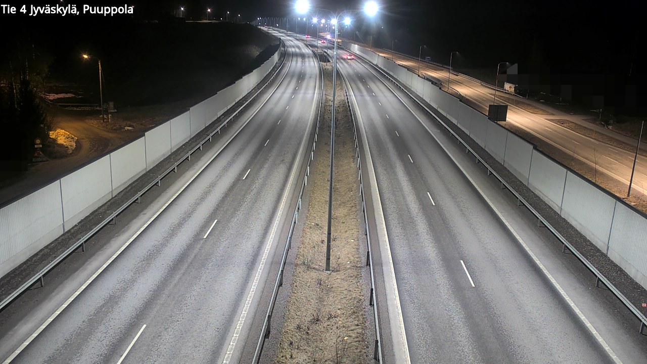 Weather Camera Image Väg 4 Jyväskylä, Puuppola, Jyväskylä, Keski-Suomi