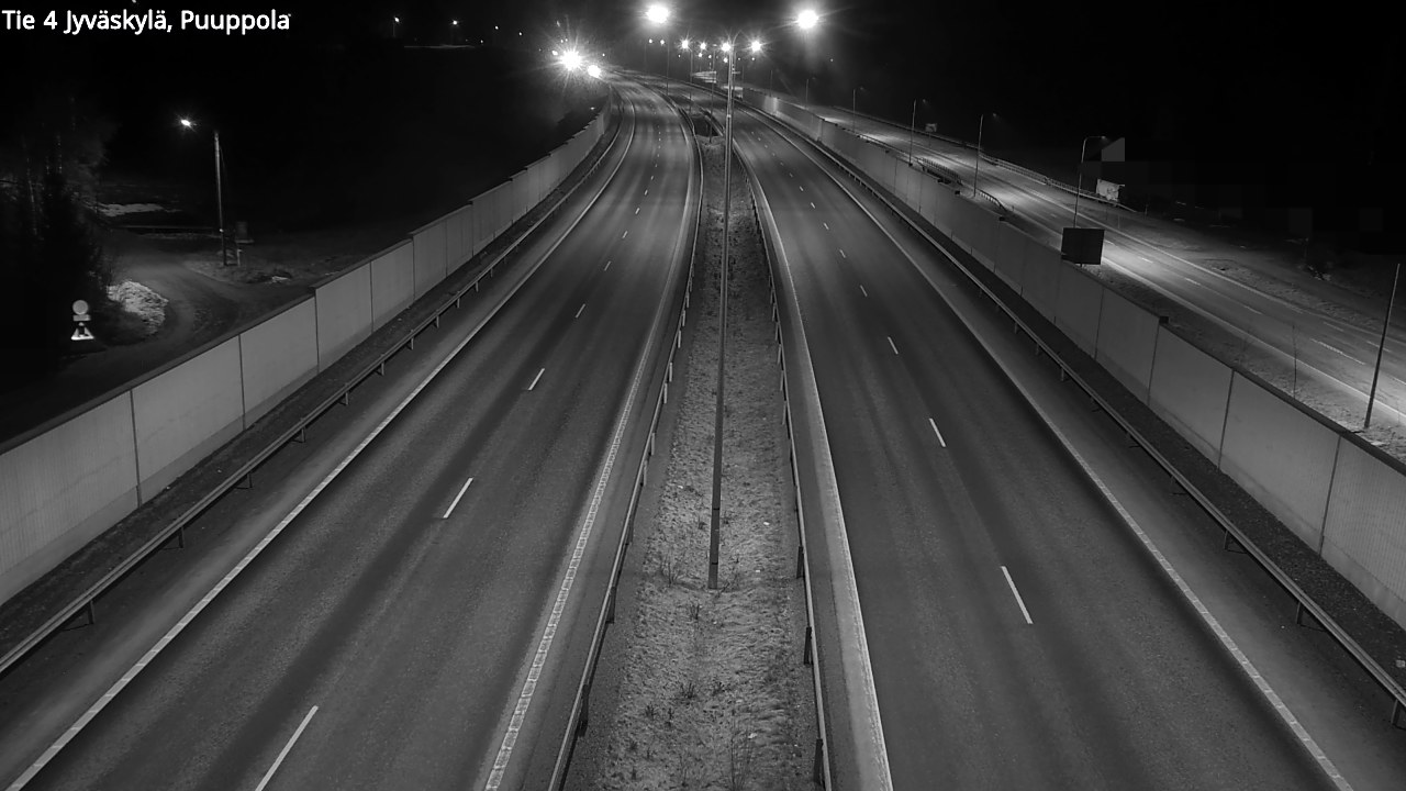 Weather Camera Image Väg 4 Jyväskylä, Puuppola, Jyväskylä, Keski-Suomi