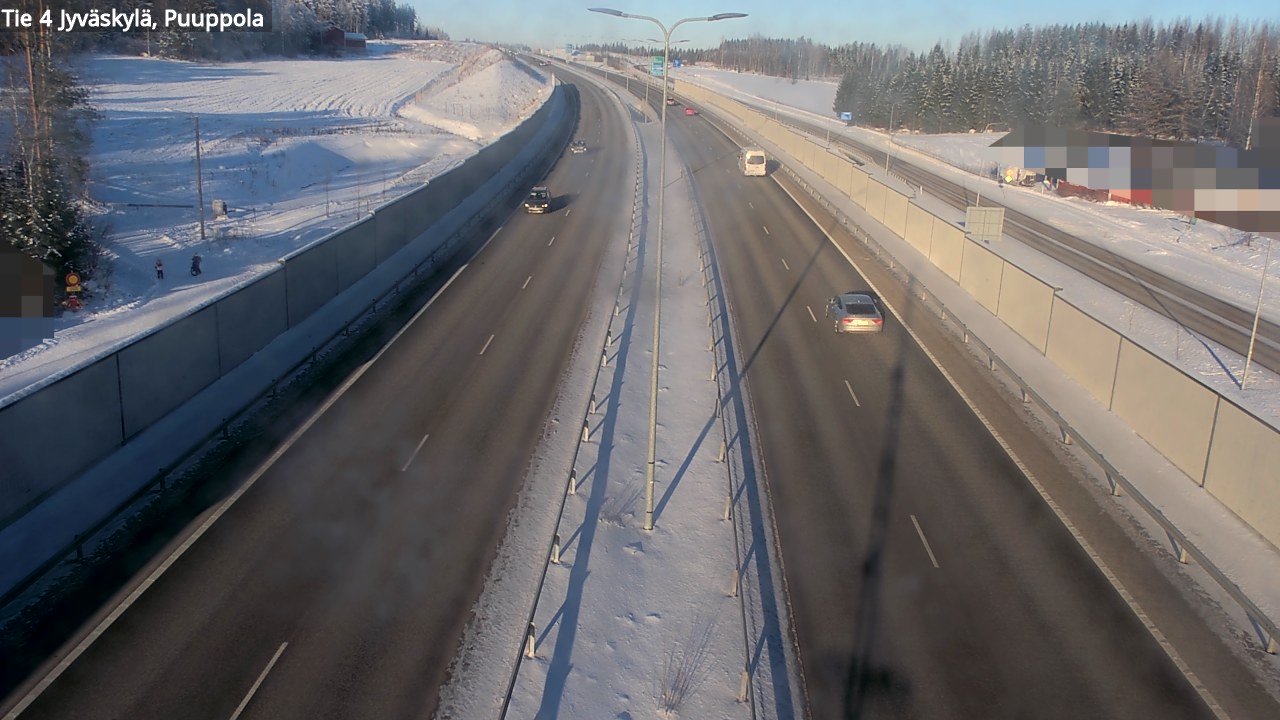 Weather Camera Image Väg 4 Jyväskylä, Puuppola, Jyväskylä, Keski-Suomi