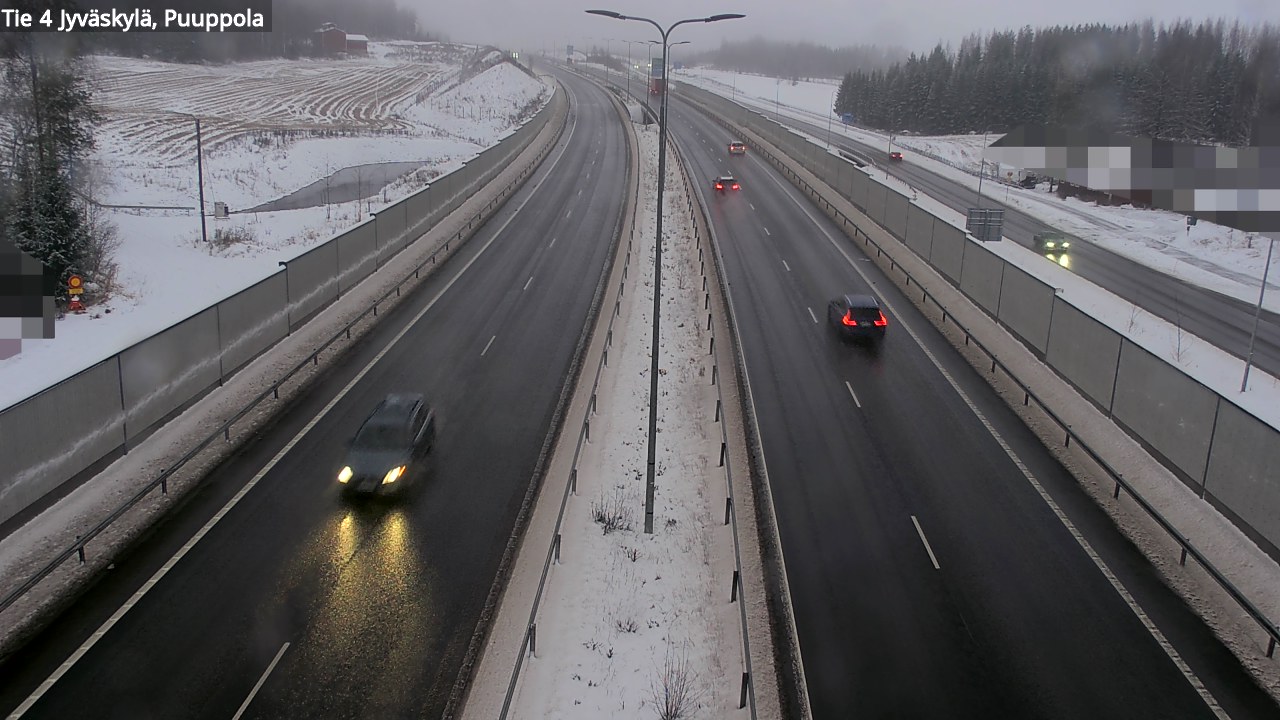 Weather Camera Image Road 4 Jyväskylä, Puuppola, Jyväskylä, Keski-Suomi