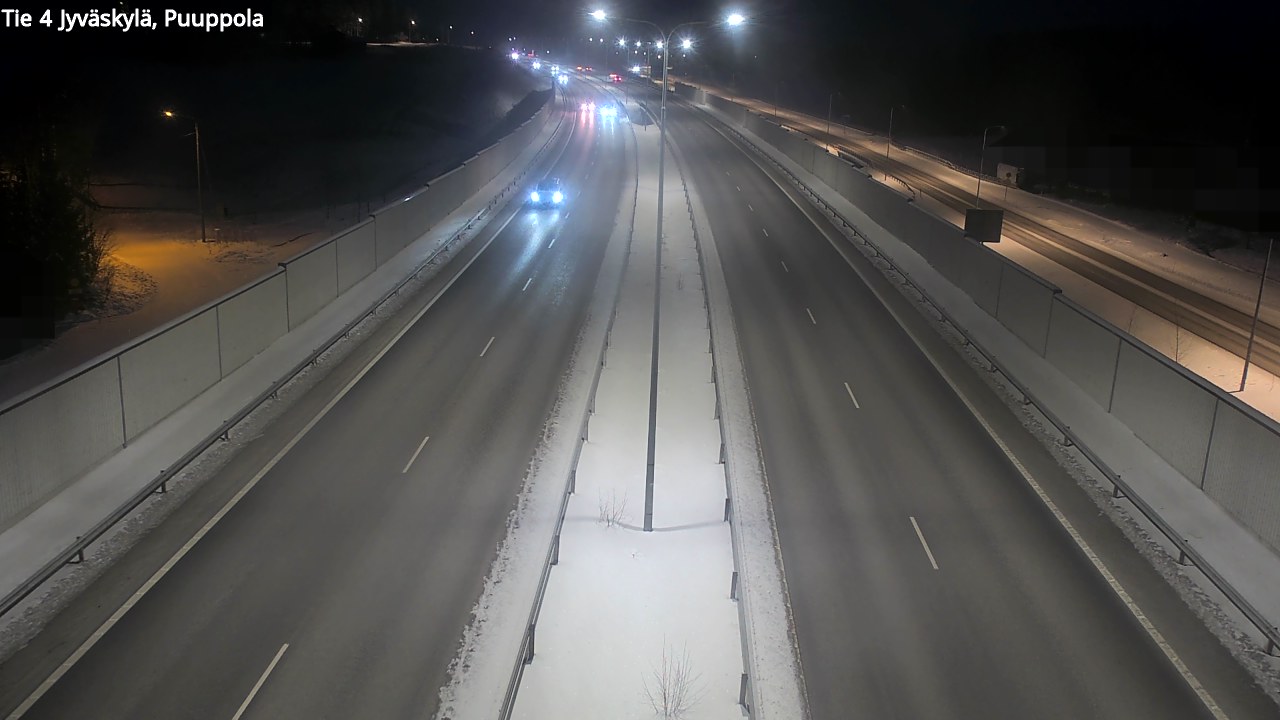 Weather Camera Image Väg 4 Jyväskylä, Puuppola, Jyväskylä, Keski-Suomi