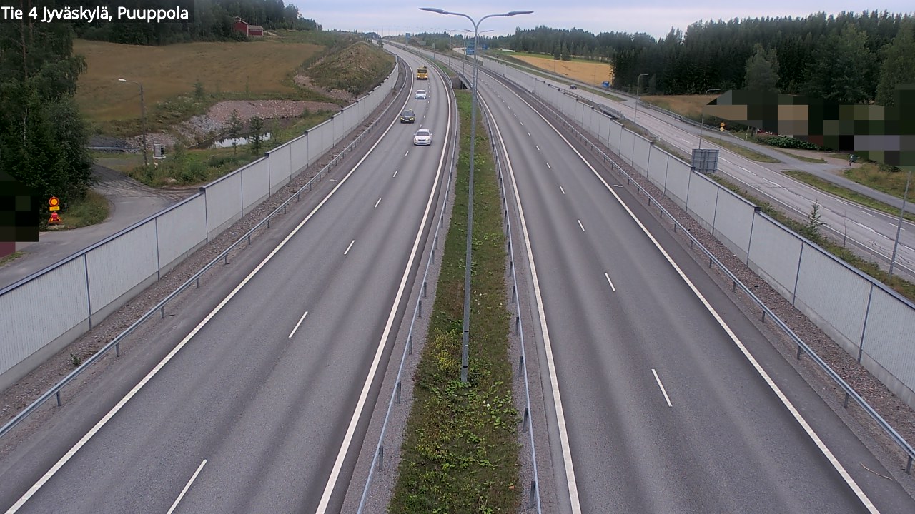 Weather Camera Image Road 4 Jyväskylä, Puuppola, Jyväskylä, Keski-Suomi