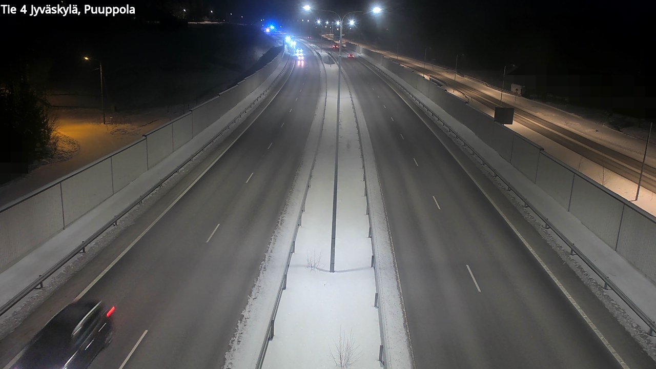 Weather Camera Image Väg 4 Jyväskylä, Puuppola, Jyväskylä, Keski-Suomi