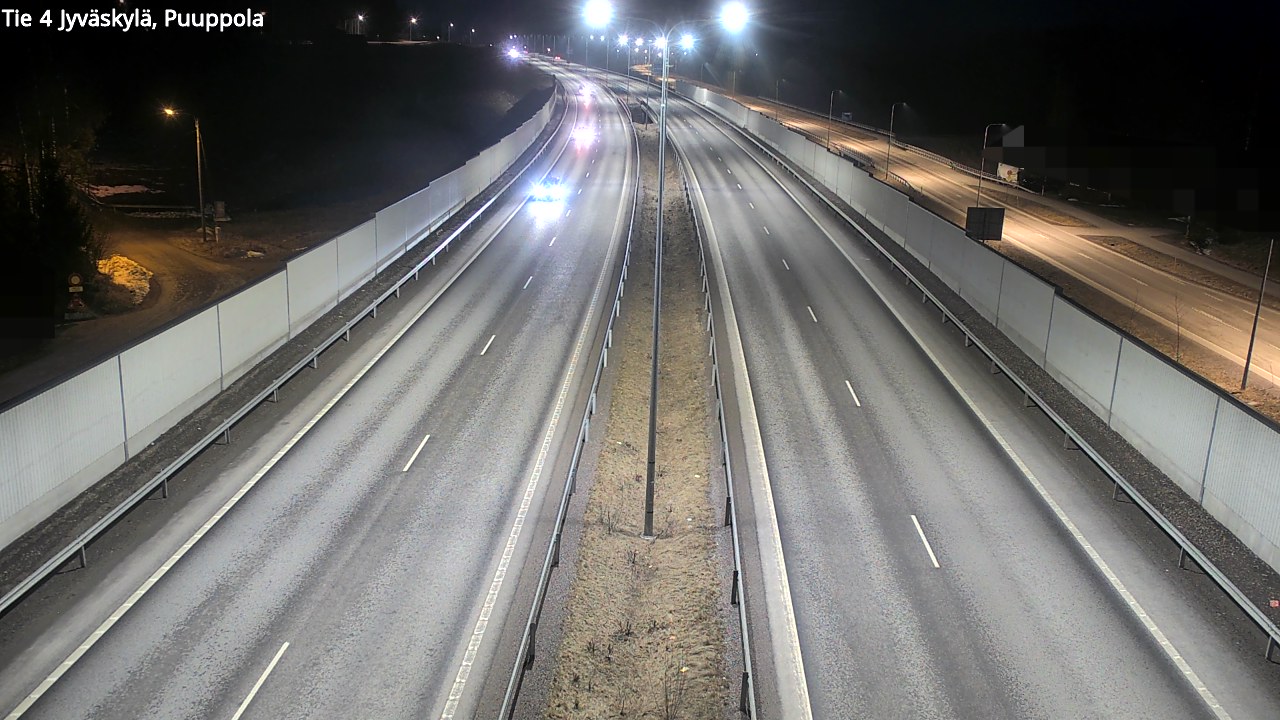 Weather Camera Image Väg 4 Jyväskylä, Puuppola, Jyväskylä, Keski-Suomi