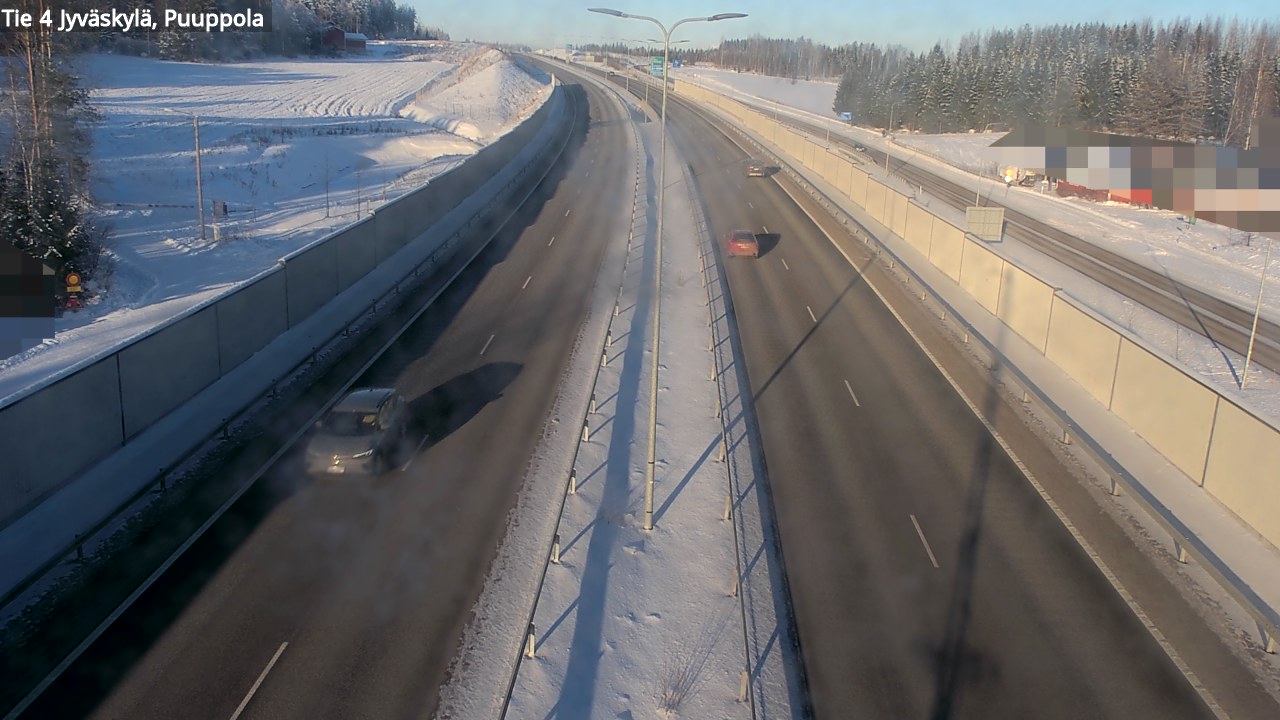 Weather Camera Image Väg 4 Jyväskylä, Puuppola, Jyväskylä, Keski-Suomi