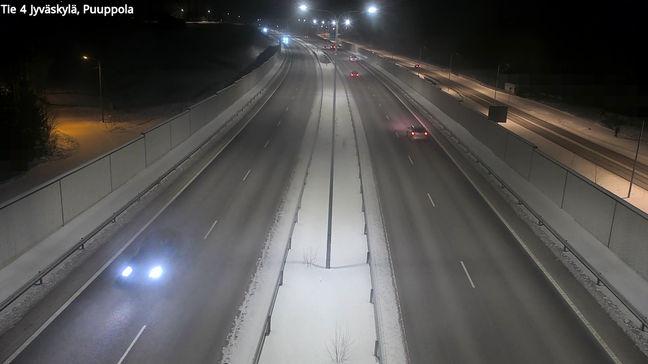 Weather Camera Image Väg 4 Jyväskylä, Puuppola, Jyväskylä, Keski-Suomi