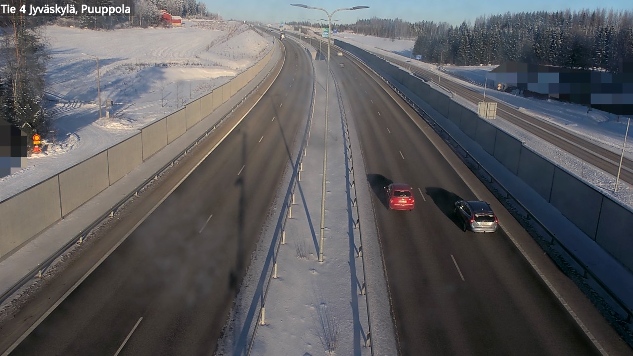Weather Camera Image Road 4 Jyväskylä, Puuppola, Jyväskylä, Keski-Suomi