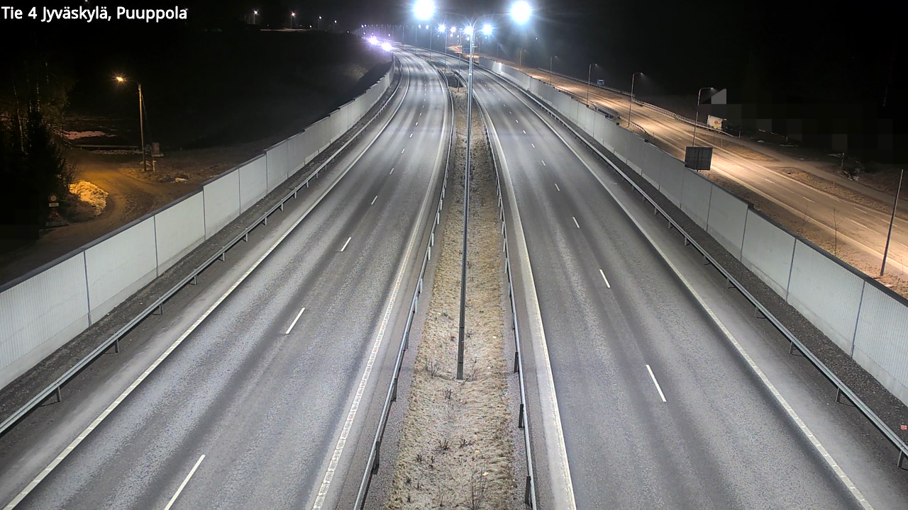 Weather Camera Image Väg 4 Jyväskylä, Puuppola, Jyväskylä, Keski-Suomi