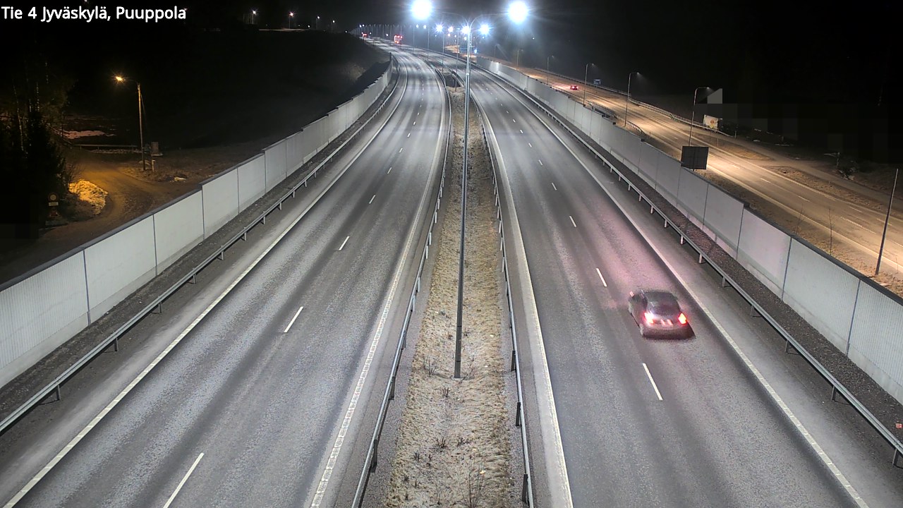 Weather Camera Image Väg 4 Jyväskylä, Puuppola, Jyväskylä, Keski-Suomi