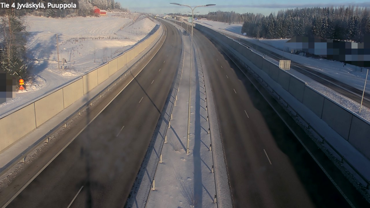 Weather Camera Image Road 4 Jyväskylä, Puuppola, Jyväskylä, Keski-Suomi
