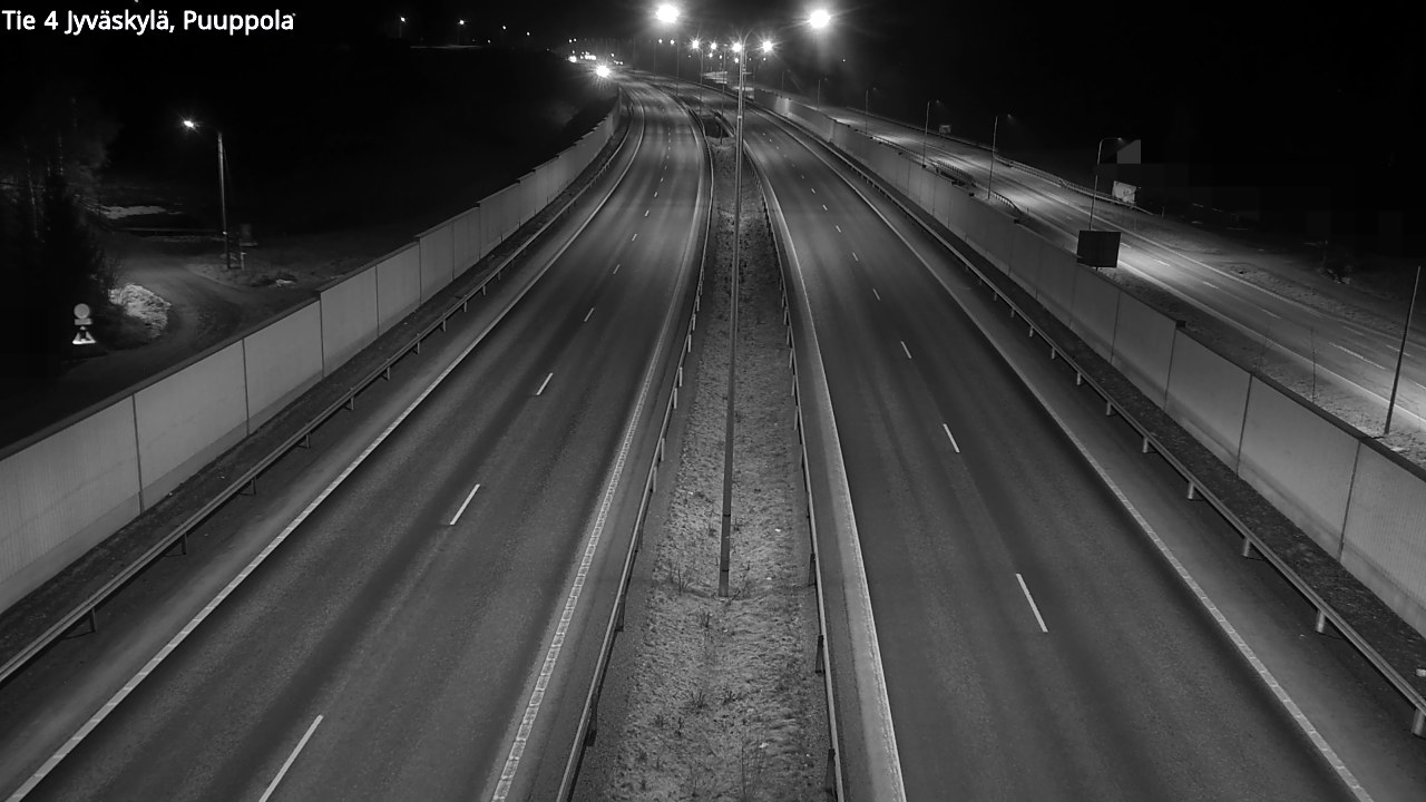Weather Camera Image Väg 4 Jyväskylä, Puuppola, Jyväskylä, Keski-Suomi