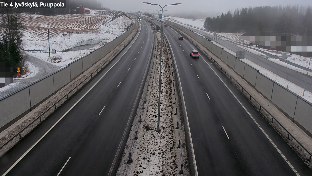 Weather Camera Image Väg 4 Jyväskylä, Puuppola, Jyväskylä, Keski-Suomi