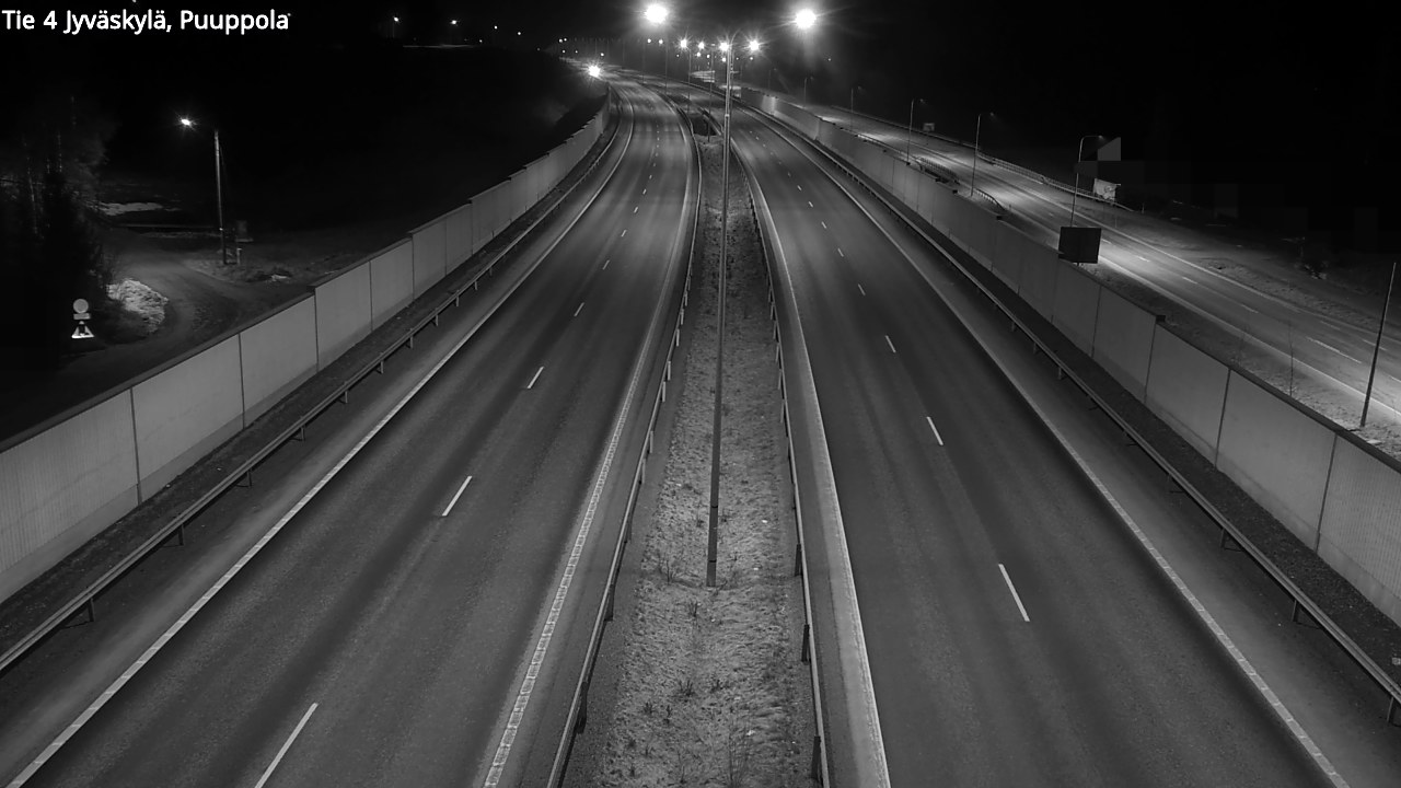 Weather Camera Image Väg 4 Jyväskylä, Puuppola, Jyväskylä, Keski-Suomi