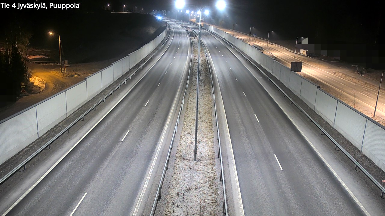 Weather Camera Image Väg 4 Jyväskylä, Puuppola, Jyväskylä, Keski-Suomi