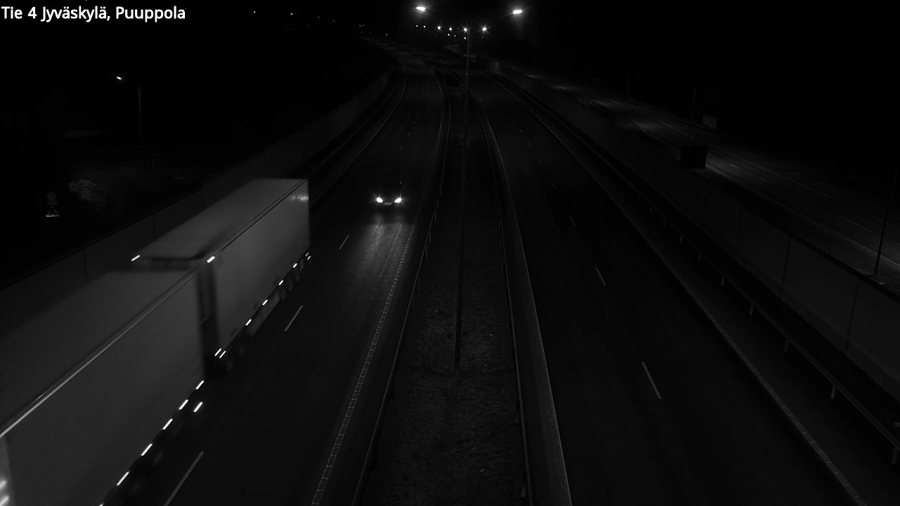 Weather Camera Image Väg 4 Jyväskylä, Puuppola, Jyväskylä, Keski-Suomi