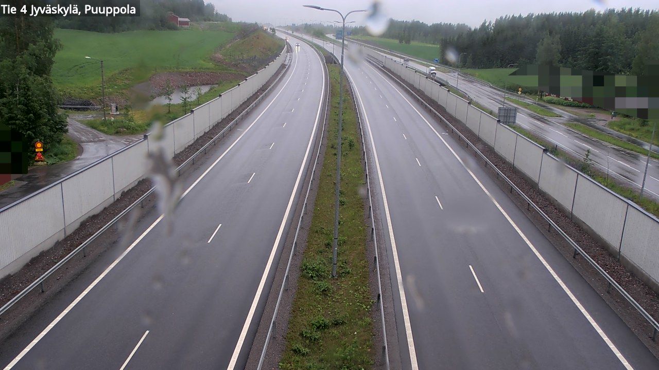 Weather Camera Image Road 4 Jyväskylä, Puuppola, Jyväskylä, Keski-Suomi