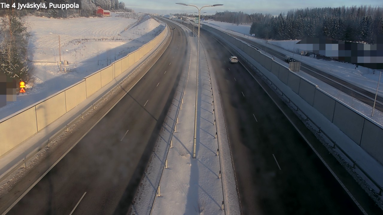 Weather Camera Image Road 4 Jyväskylä, Puuppola, Jyväskylä, Keski-Suomi