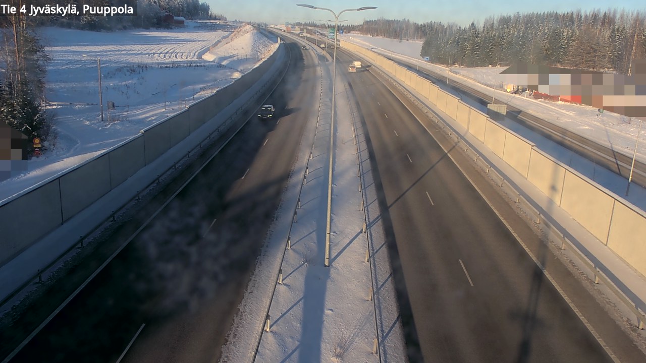 Weather Camera Image Väg 4 Jyväskylä, Puuppola, Jyväskylä, Keski-Suomi