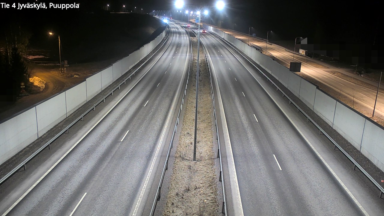 Weather Camera Image Väg 4 Jyväskylä, Puuppola, Jyväskylä, Keski-Suomi