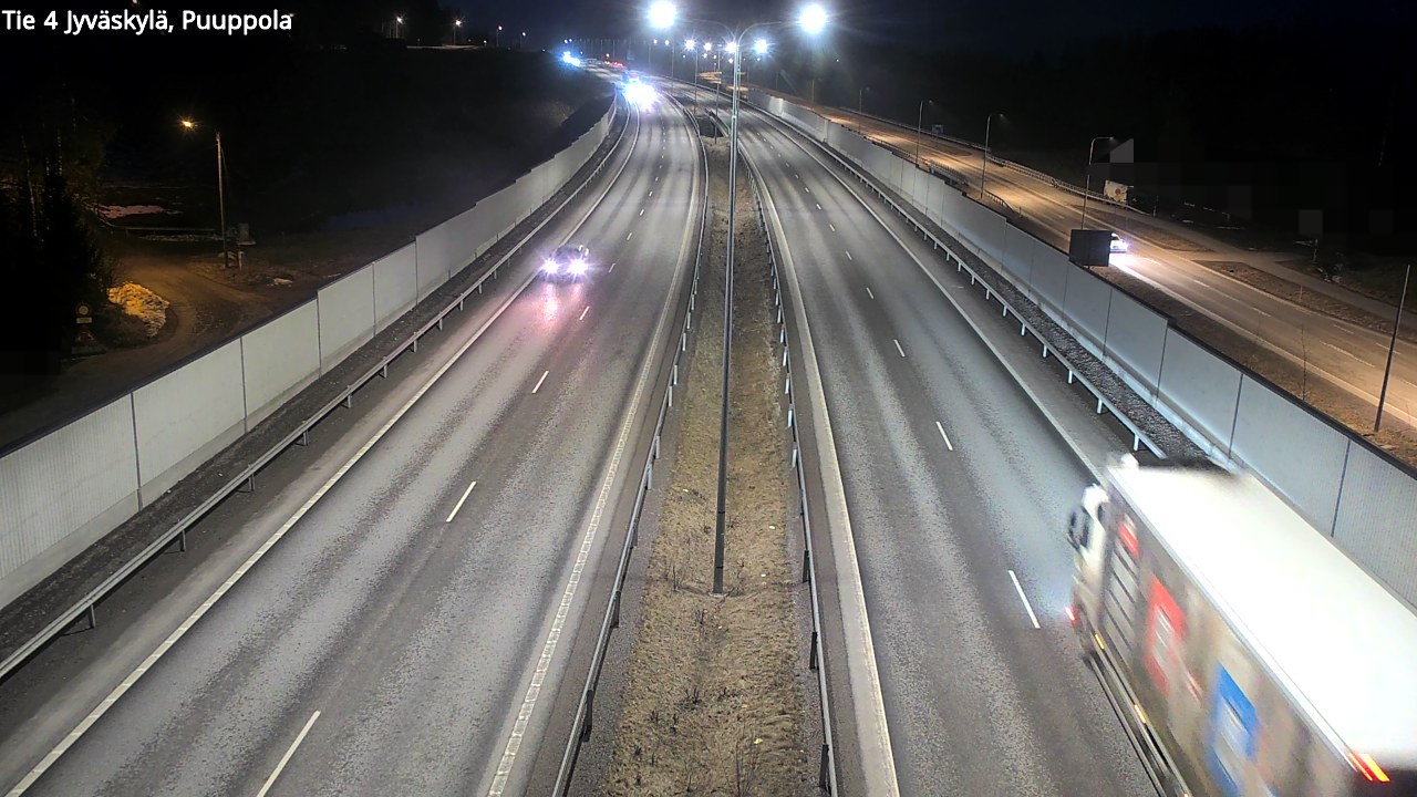 Weather Camera Image Väg 4 Jyväskylä, Puuppola, Jyväskylä, Keski-Suomi