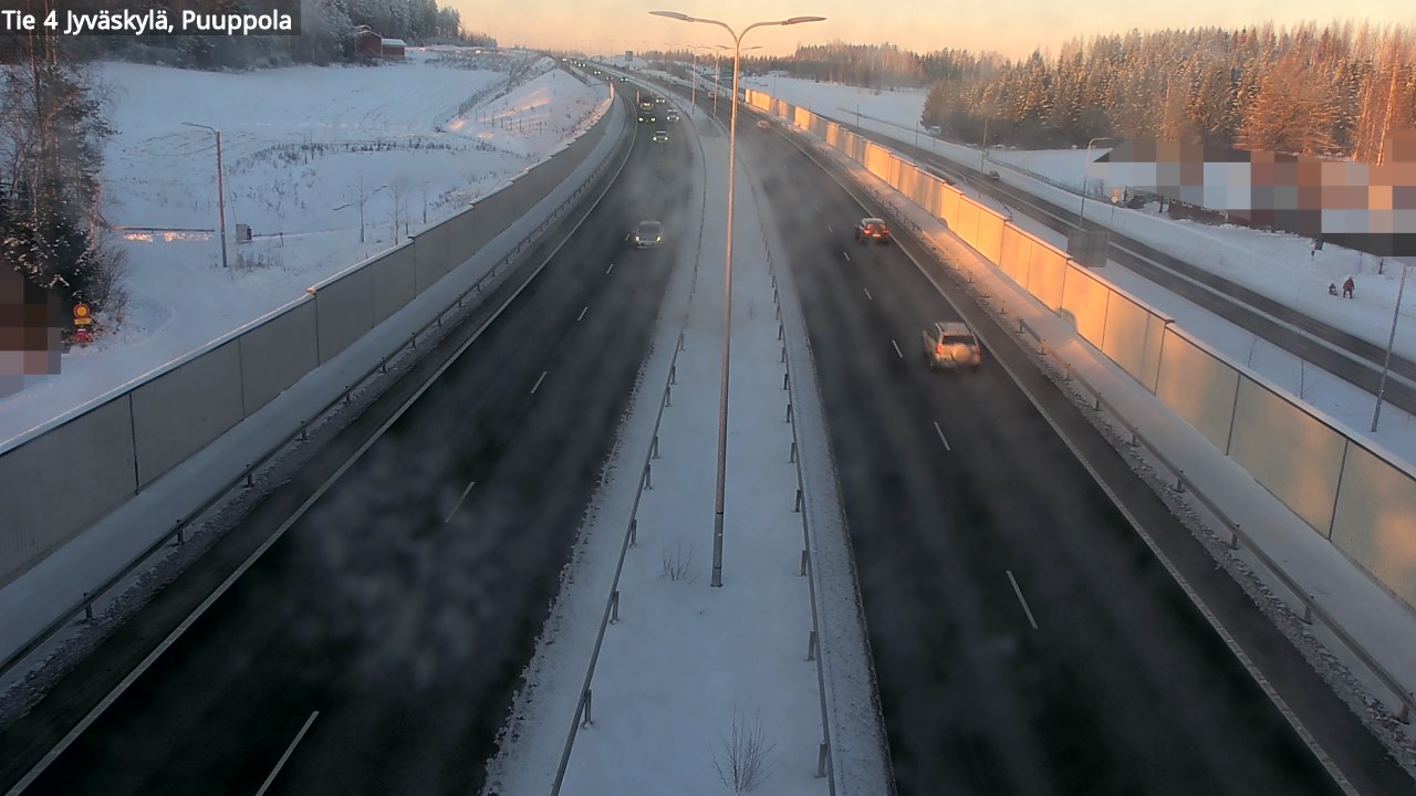 Weather Camera Image Väg 4 Jyväskylä, Puuppola, Jyväskylä, Keski-Suomi