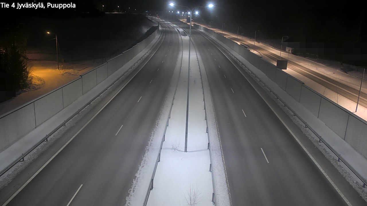 Weather Camera Image Road 4 Jyväskylä, Puuppola, Jyväskylä, Keski-Suomi