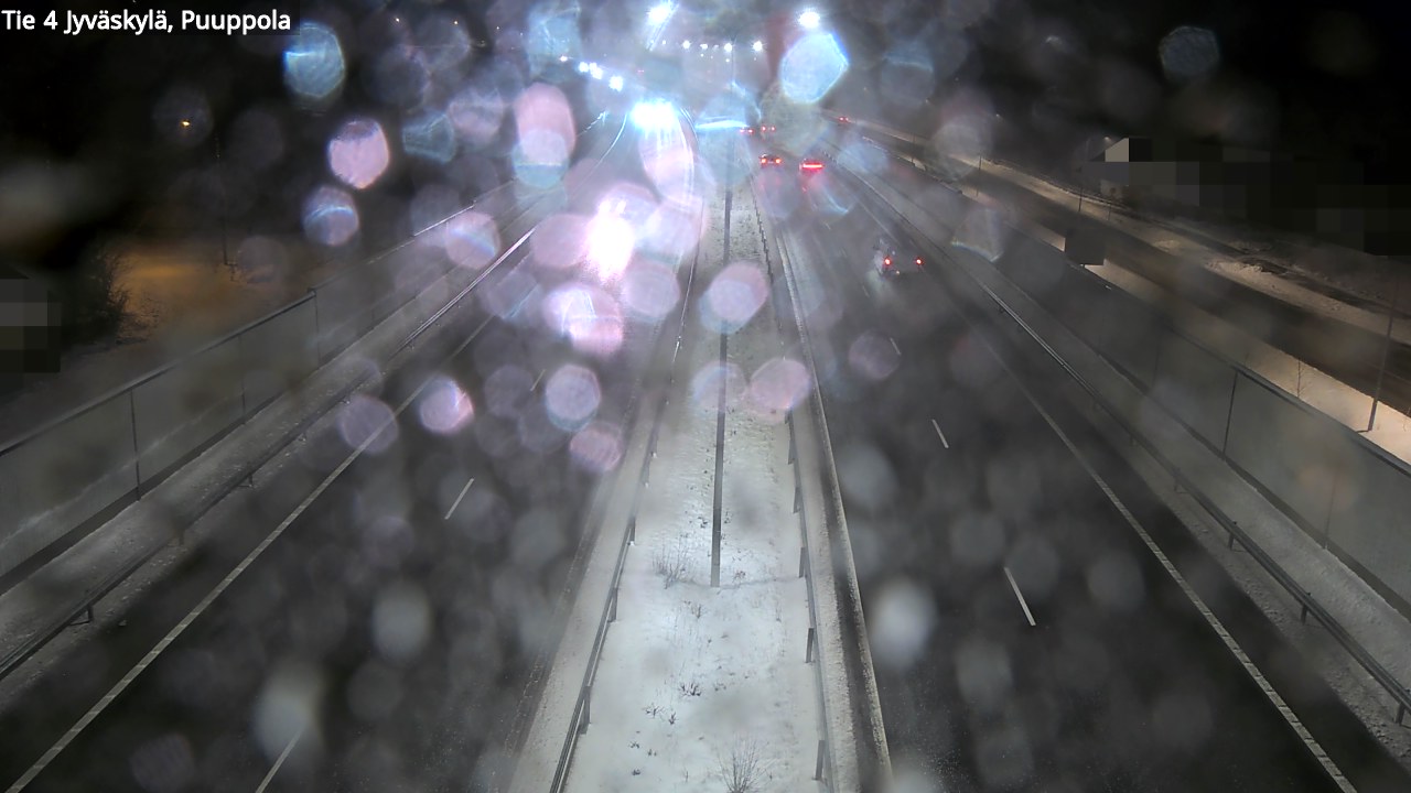 Weather Camera Image Road 4 Jyväskylä, Puuppola, Jyväskylä, Keski-Suomi