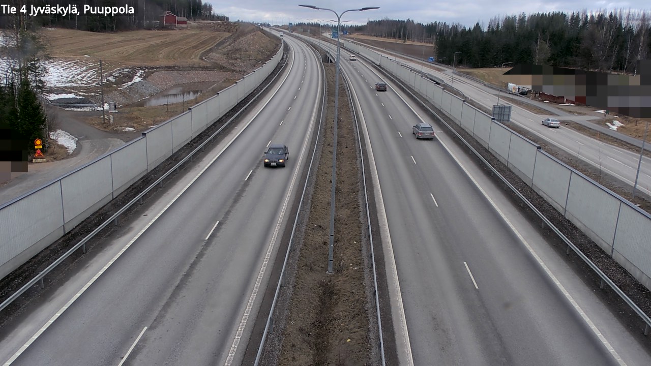 Weather Camera Image Road 4 Jyväskylä, Puuppola, Jyväskylä, Keski-Suomi