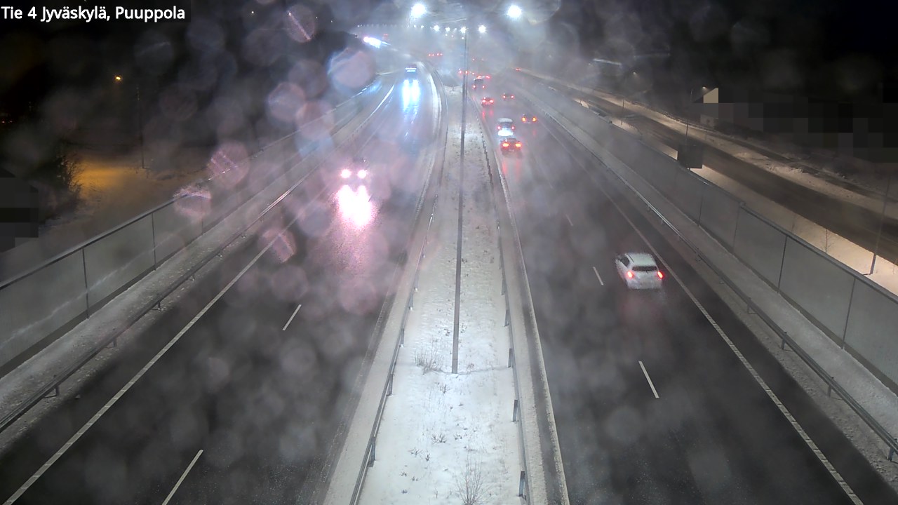 Weather Camera Image Road 4 Jyväskylä, Puuppola, Jyväskylä, Keski-Suomi